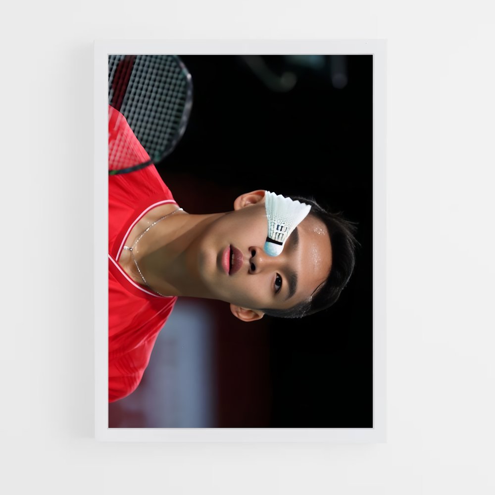 Poster Jonatan christie endiablés – affiche Badminton (vue 3)